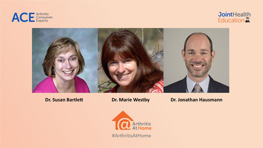 #ArthritisAtHome summary for April 13-17, 2020