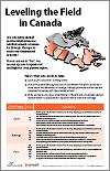 Leveling the Field in Canada poster