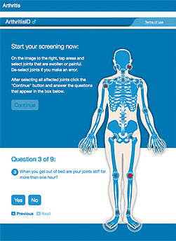 Men's Arthritis Screening Tool Men's Arthritis Screening Tool